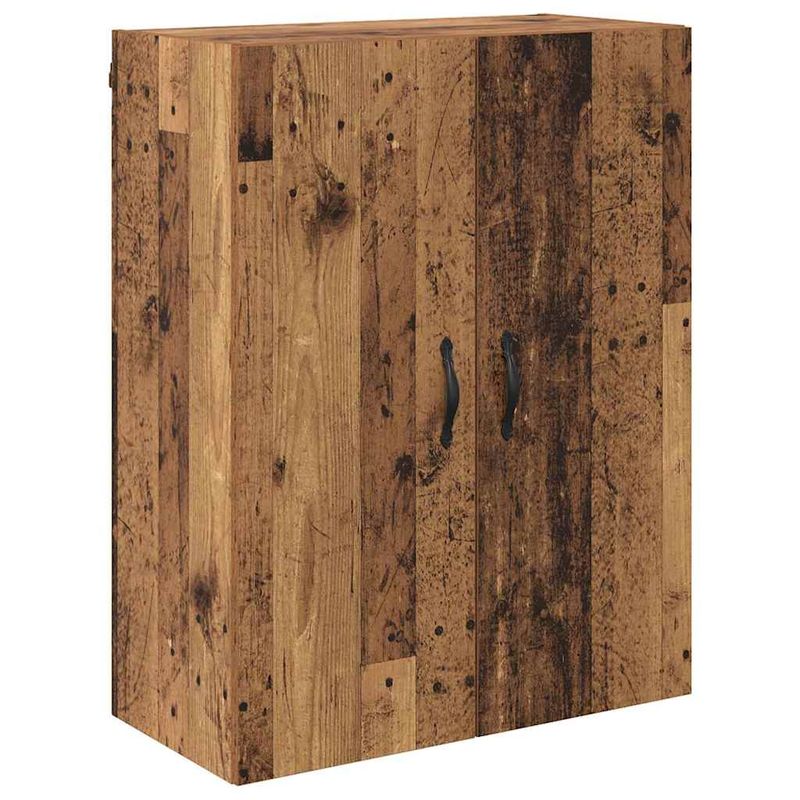 Casa si Gradina - Mobilier - Comode si corpuri - Comode - Bufet cu sertar 2 pcs Lemn Vechi Lemn Stratificat si Sticla - Infinity.ro