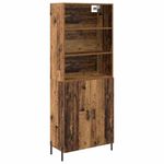 Casa si Gradina - Mobilier - Comode si corpuri - Comode - Bufet Lemn Vechi 69,5 x 32,5 x 180 cm Lemn compozit - Infinity.ro