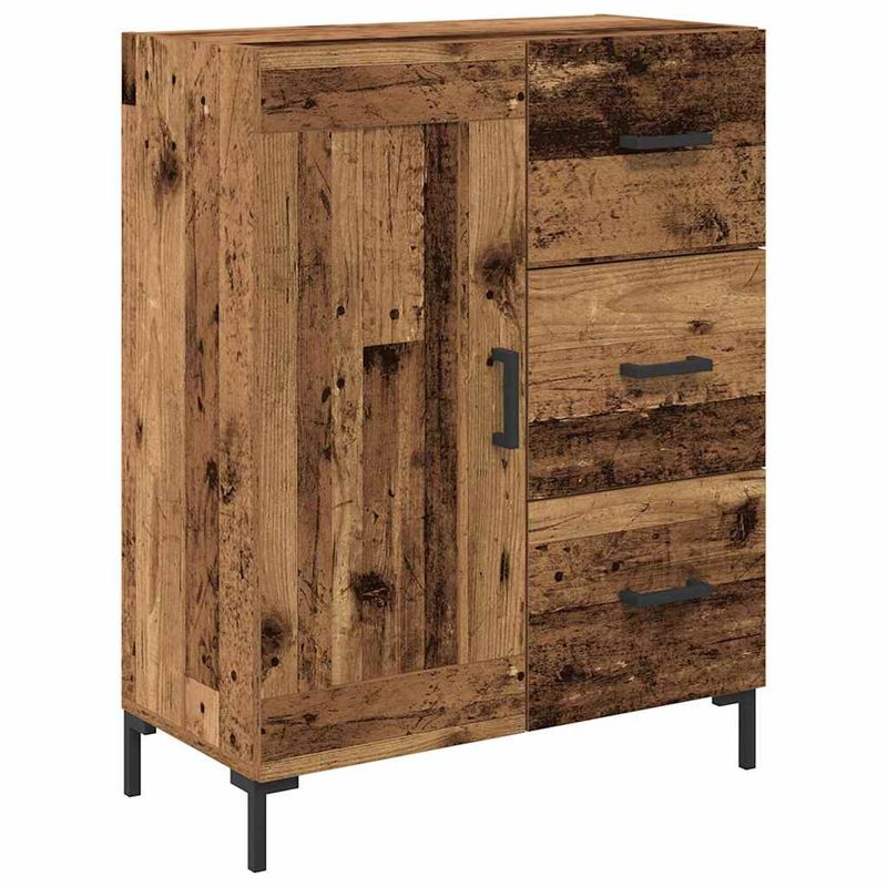 Casa si Gradina - Mobilier - Comode si corpuri - Corpuri bucatarie - Bufet cu sertar Lemn Vechi 69,5 x 32,5 x 180 cm Lemn compozit - Infinity.ro