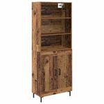 Casa si Gradina - Mobilier - Comode si corpuri - Corpuri bucatarie - Bufet Lemn Vechi 69,5 x 32,5 x 180 cm Lemn compozit - Infinity.ro