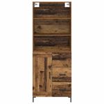 Casa si Gradina - Mobilier - Comode si corpuri - Corpuri bucatarie - Bufet cu sertar Lemn Vechi 69,5 x 32,5 x 180 cm Lemn compozit - Infinity.ro