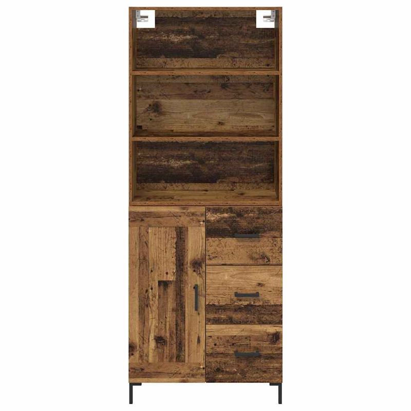 Casa si Gradina - Mobilier - Comode si corpuri - Corpuri bucatarie - Bufet cu sertar Lemn Vechi 69,5 x 32,5 x 180 cm Lemn compozit - Infinity.ro