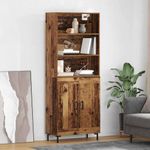 Casa si Gradina - Mobilier - Comode si corpuri - Corpuri bucatarie - Bufet Lemn Vechi 69,5 x 32,5 x 180 cm Lemn compozit - Infinity.ro
