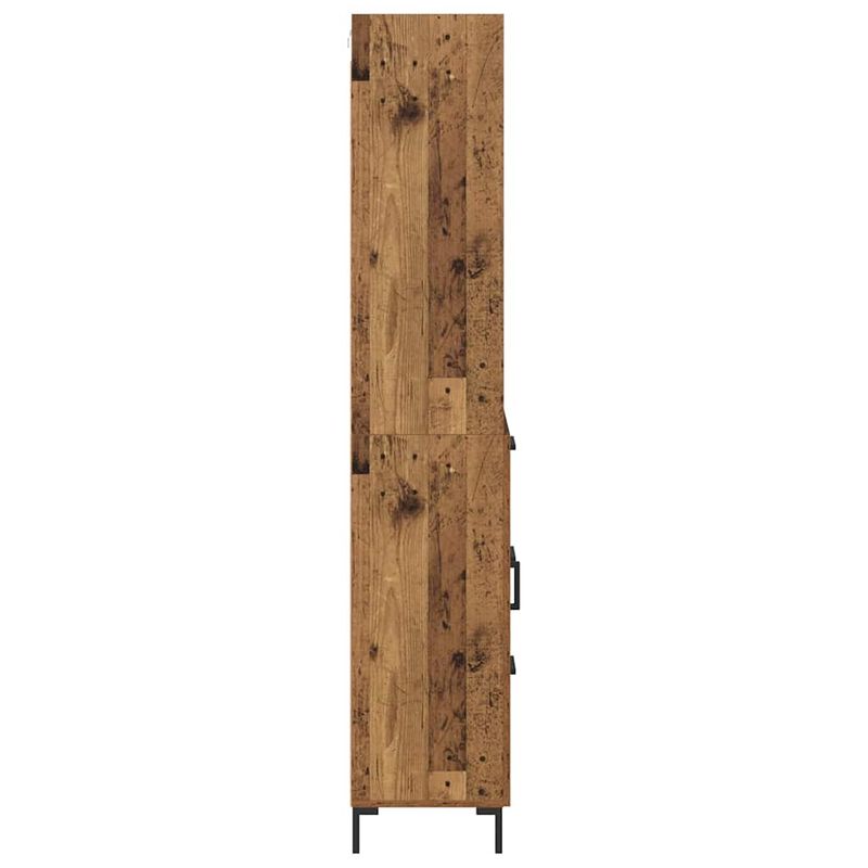 Casa si Gradina - Mobilier - Comode si corpuri - Corpuri bucatarie - Bufet cu sertar Lemn Vechi 69,5 x 32,5 x 180 cm Lemn compozit - Infinity.ro