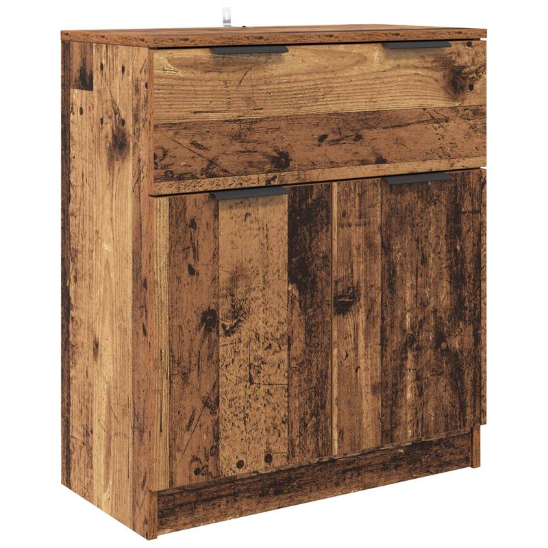 Casa si Gradina - Mobilier - Comode si corpuri - Comode - Bufet cu sertar 3 pcs Lemn Vechi Lemn compozit - Infinity.ro