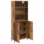 Casa si Gradina - Mobilier - Comode si corpuri - Comode - Bufet Lemn Vechi 69,5 x 32,5 x 180 cm Lemn compozit - Infinity.ro