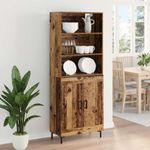 Casa si Gradina - Mobilier - Comode si corpuri - Corpuri bucatarie - Bufet Lemn Vechi 69,5 x 32,5 x 180 cm Lemn compozit - Infinity.ro