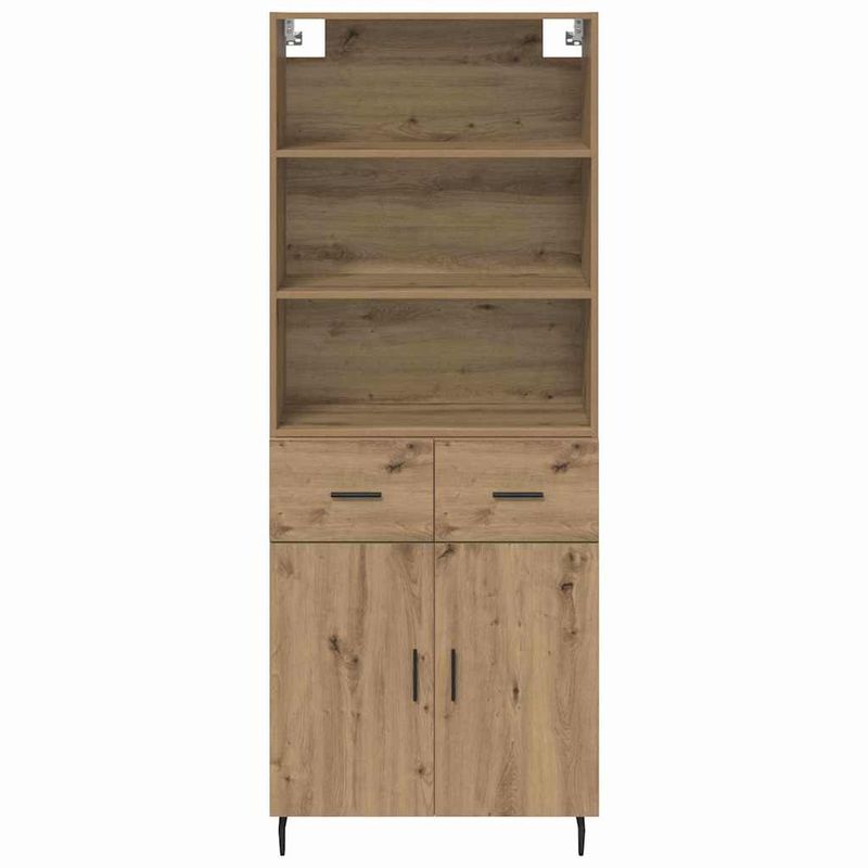 Casa si Gradina - Mobilier - Comode si corpuri - Comode - Bufet cu sertar Stejar Artizanal 69,5 x 34 x 180 cm - Infinity.ro