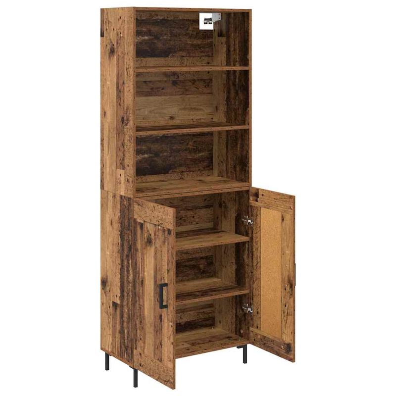 Casa si Gradina - Mobilier - Comode si corpuri - Corpuri bucatarie - Bufet Lemn Vechi 69,5 x 32,5 x 180 cm Lemn compozit - Infinity.ro