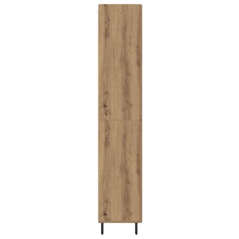 Casa si Gradina - Mobilier - Comode si corpuri - Comode - Bufet 2 pcs Stejar Artizanal Lemn Stratificat si Sticla - Infinity.ro