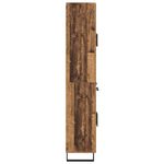 Casa si Gradina - Mobilier - Comode si corpuri - Comode - Bufet cu sertar 2 pcs Lemn Vechi Lemn Stratificat si Sticla - Infinity.ro