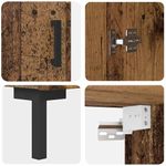 Casa si Gradina - Mobilier - Comode si corpuri - Corpuri bucatarie - Bufet Lemn Vechi 69,5 x 32,5 x 180 cm Lemn compozit - Infinity.ro