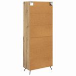 Casa si Gradina - Mobilier - Comode si corpuri - Corpuri bucatarie - Bufet Stejar Artizanal 69,5 x 34 x 180 cm Lemn compozit - Infinity.ro