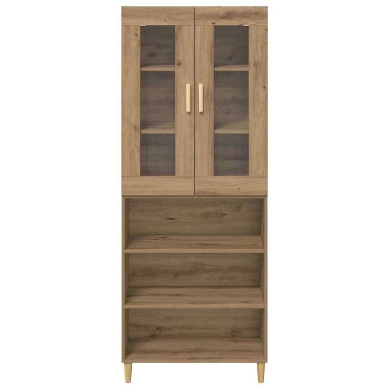 Casa si Gradina - Mobilier - Comode si corpuri - Corpuri bucatarie - Bufet Stejar Artizanal 69,5 x 34 x 180 cm - Infinity.ro