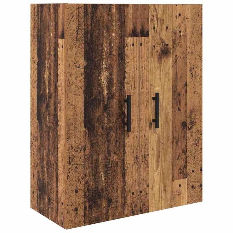 Casa si Gradina - Mobilier - Comode si corpuri - Comode - Bufet cu sertar 2 pcs Lemn Vechi Lemn Stratificat si Sticla - Infinity.ro