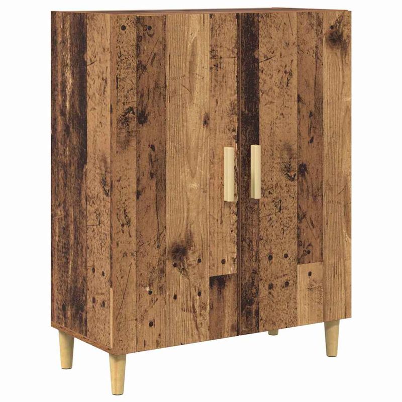 Casa si Gradina - Mobilier - Comode si corpuri - Corpuri bucatarie - Bufet Lemn Vechi 69,5 x 34 x 180 cm Lemn Stratificat si Sticla - Infinity.ro