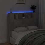 Casa si Gradina - Mobilier - Paturi si accesorii - Accesorii paturi - Tablie de pat cu LED, albastru inchis, 83x16x118/128cm, catifea - Infinity.ro