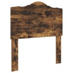 Casa si Gradina - Mobilier - Paturi si accesorii - Paturi - Pat cu storage Stejar fumuriu 100 x 200 cm Lemn compozit - Infinity.ro