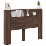 Casa si Gradina - Mobilier - Paturi si accesorii - Accesorii paturi - Tablie de pat cu LED, albastru, 183x16x78/88 cm, textil - Infinity.ro