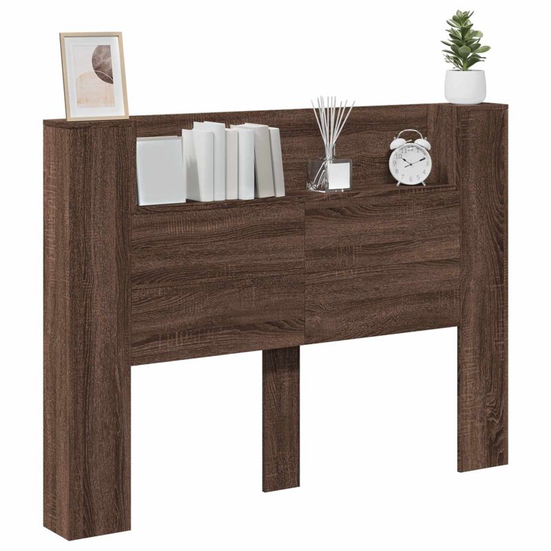 Casa si Gradina - Mobilier - Paturi si accesorii - Accesorii paturi - Tablie de pat cu LED, albastru, 183x16x78/88 cm, textil - Infinity.ro