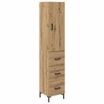 Casa si Gradina - Mobilier - Comode si corpuri - Corpuri bucatarie - Bufet Stejar Artizanal 69,5 x 34 x 180 cm Lemn compozit - Infinity.ro