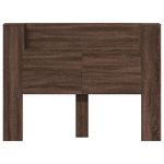 Casa si Gradina - Mobilier - Paturi si accesorii - Accesorii paturi - Tablie de pat cu LED, albastru, 183x16x78/88 cm, textil - Infinity.ro
