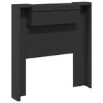 Casa si Gradina - Mobilier - Paturi si accesorii - Accesorii paturi - Tablie de pat cu LED, albastru, 100x5x118/128 cm, textil - Infinity.ro