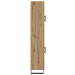 Casa si Gradina - Mobilier - Comode si corpuri - Comode - Bufet 2 pcs Stejar Artizanal Lemn Stratificat si Sticla - Infinity.ro