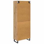 Casa si Gradina - Mobilier - Comode si corpuri - Comode - Bufet 2 pcs Stejar Artizanal Lemn Stratificat si Sticla - Infinity.ro