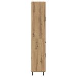 Casa si Gradina - Mobilier - Comode si corpuri - Comode - Bufet 2 pcs Stejar Artizanal Lemn Stratificat si Sticla - Infinity.ro