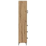 Casa si Gradina - Mobilier - Comode si corpuri - Corpuri bucatarie - Bufet Stejar Artizanal 69,5 x 34 x 180 cm Lemn compozit - Infinity.ro