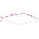 Casa si Gradina - Mobilier - Feronerie si accesorii mobila - Blat de masa patrata, 90x90x3,8 cm, lemn masiv de acacia - Infinity.ro