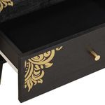 Casa si Gradina - Mobilier - Comode si corpuri - Noptiere - Noptiera Negru 50 x 33 x 62 cm Lemn de mango solid - Infinity.ro