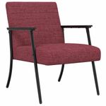 Casa si Gradina - Mobilier - Scaune si fotolii - Fotolii - fotoliu Rosu Vin 59 x 75 x 78 cm tesatura - Infinity.ro