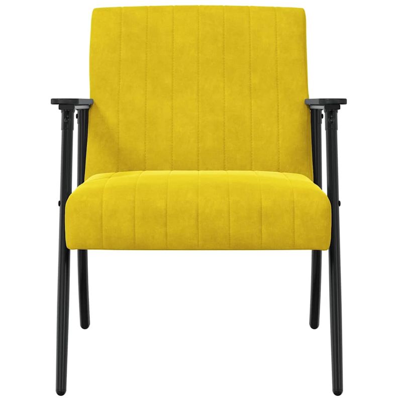 Casa si Gradina - Mobilier - Scaune si fotolii - Fotolii - fotoliu Galben 59 x 75 x 78 cm Catifea - Infinity.ro
