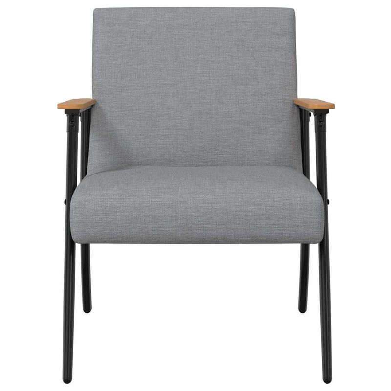 Casa si Gradina - Mobilier - Scaune si fotolii - Fotolii - fotoliu Gri deschis 59 x 75 x 78 cm tesatura - Infinity.ro