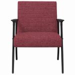 Casa si Gradina - Mobilier - Scaune si fotolii - Fotolii - fotoliu Rosu Vin 59 x 75 x 78 cm tesatura - Infinity.ro