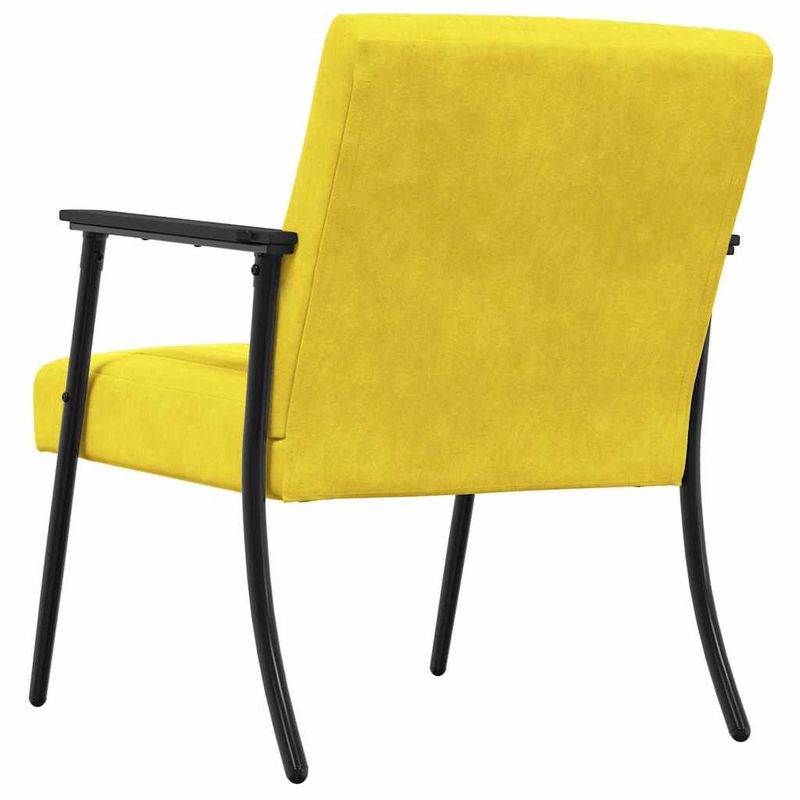Casa si Gradina - Mobilier - Scaune si fotolii - Fotolii - fotoliu Galben 59 x 75 x 78 cm Catifea - Infinity.ro
