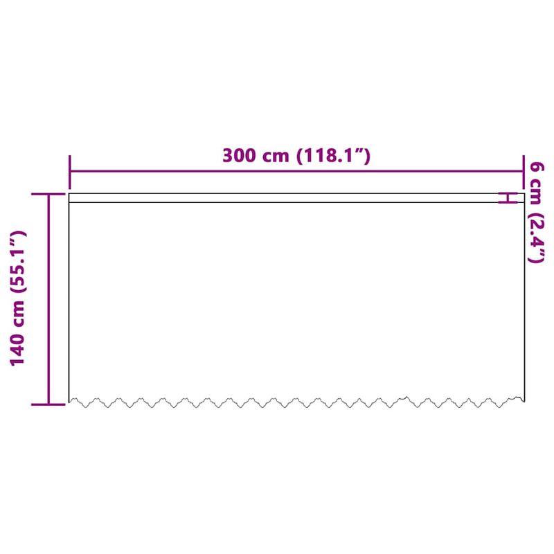 Casa si Gradina - Textile si covoare - Perdele si draperii - Perdele - Cortina din Dantela cu perdele Alb 300 x 140 cm Poliester - Infinity.ro