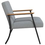 Casa si Gradina - Mobilier - Scaune si fotolii - Fotolii - fotoliu Gri deschis 59 x 75 x 78 cm tesatura - Infinity.ro