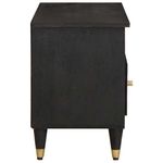 Casa si Gradina - Mobilier - Comode si corpuri - Comode - Cabinet TV cu sertar Negru 100 x 33 x 46 cm Lemn de mango solid - Infinity.ro
