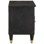 Casa si Gradina - Mobilier - Comode si corpuri - Comode - Cabinet TV cu sertar Negru 80 x 33 x 46 cm Lemn de mango solid - Infinity.ro
