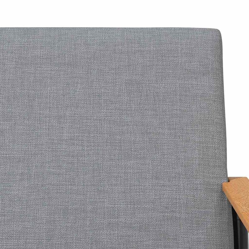 Casa si Gradina - Mobilier - Scaune si fotolii - Fotolii - fotoliu Gri deschis 59 x 75 x 78 cm tesatura - Infinity.ro