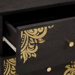 Casa si Gradina - Mobilier - Comode si corpuri - Noptiere - Noptiera 2 pcs Negru 40 x 33 x 46 cm Lemn de mango solid - Infinity.ro