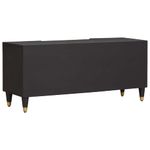 Casa si Gradina - Mobilier - Comode si corpuri - Comode - Cabinet TV cu raft Negru 105 x 33 x 46 cm Lemn de mango solid - Infinity.ro