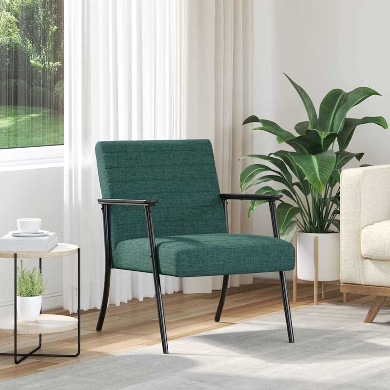 Casa si Gradina - Mobilier - Scaune si fotolii - Fotolii - fotoliu Verde inchis 59 x 75 x 78 cm tesatura - Infinity.ro