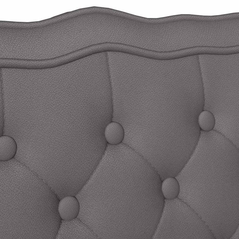 Casa si Gradina - Mobilier - Canapele si coltare - Banchete - Banca Chesterfield Gri 119.5 x 64.5 x 75 cm Piele artificiala - Infinity.ro
