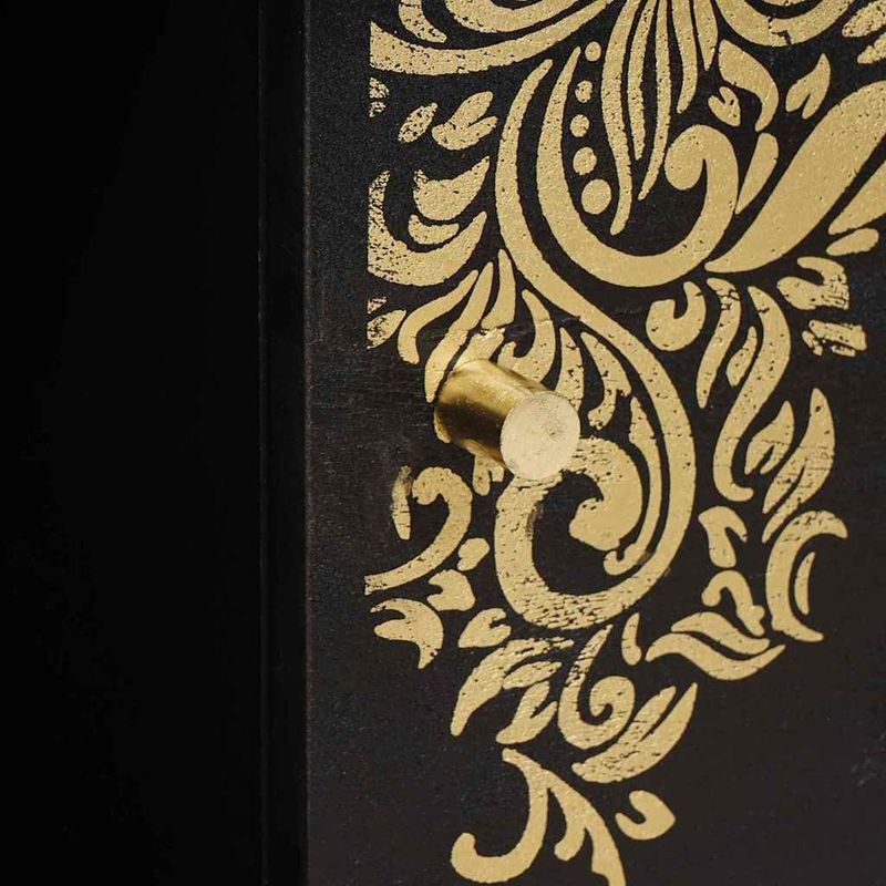 Casa si Gradina - Mobilier - Mese si birouri - Masute de cafea - Masa de cafea Negru 80 x 50 x 40 cm Lemn de mango solid - Infinity.ro