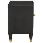 Casa si Gradina - Mobilier - Comode si corpuri - Comode - Cabinet TV cu raft Negru 80 x 33 x 46 cm Lemn de mango solid - Infinity.ro