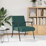 Casa si Gradina - Mobilier - Scaune si fotolii - Fotolii - fotoliu Verde inchis 59 x 75 x 78 cm tesatura - Infinity.ro